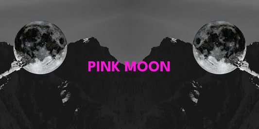 Pink Moon April 2026 – Vollmond Mondphase Illustration von Lunar Circles