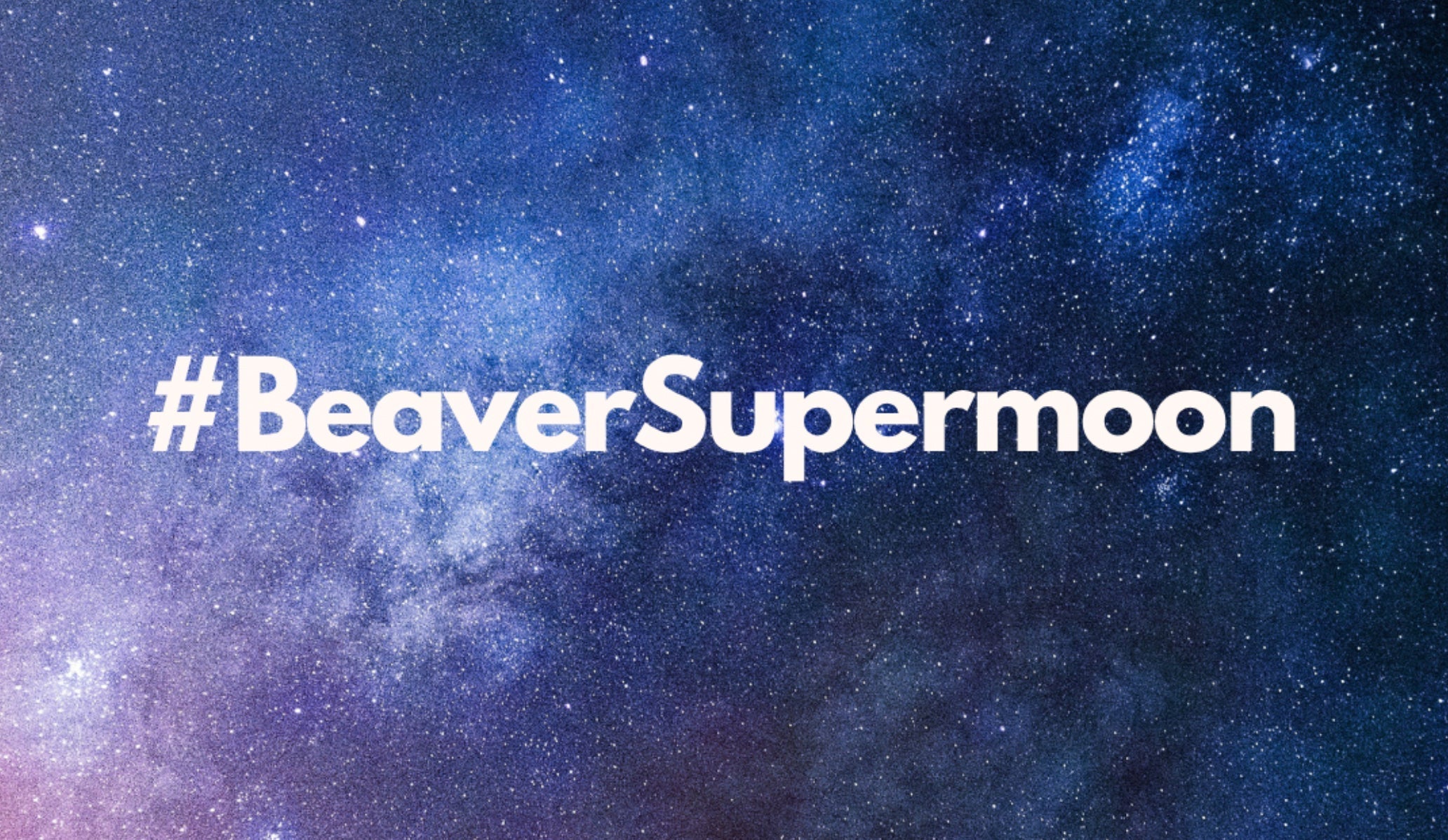 Beaver Supermond 2025 über Berlin mit Lunar Circles Kunst