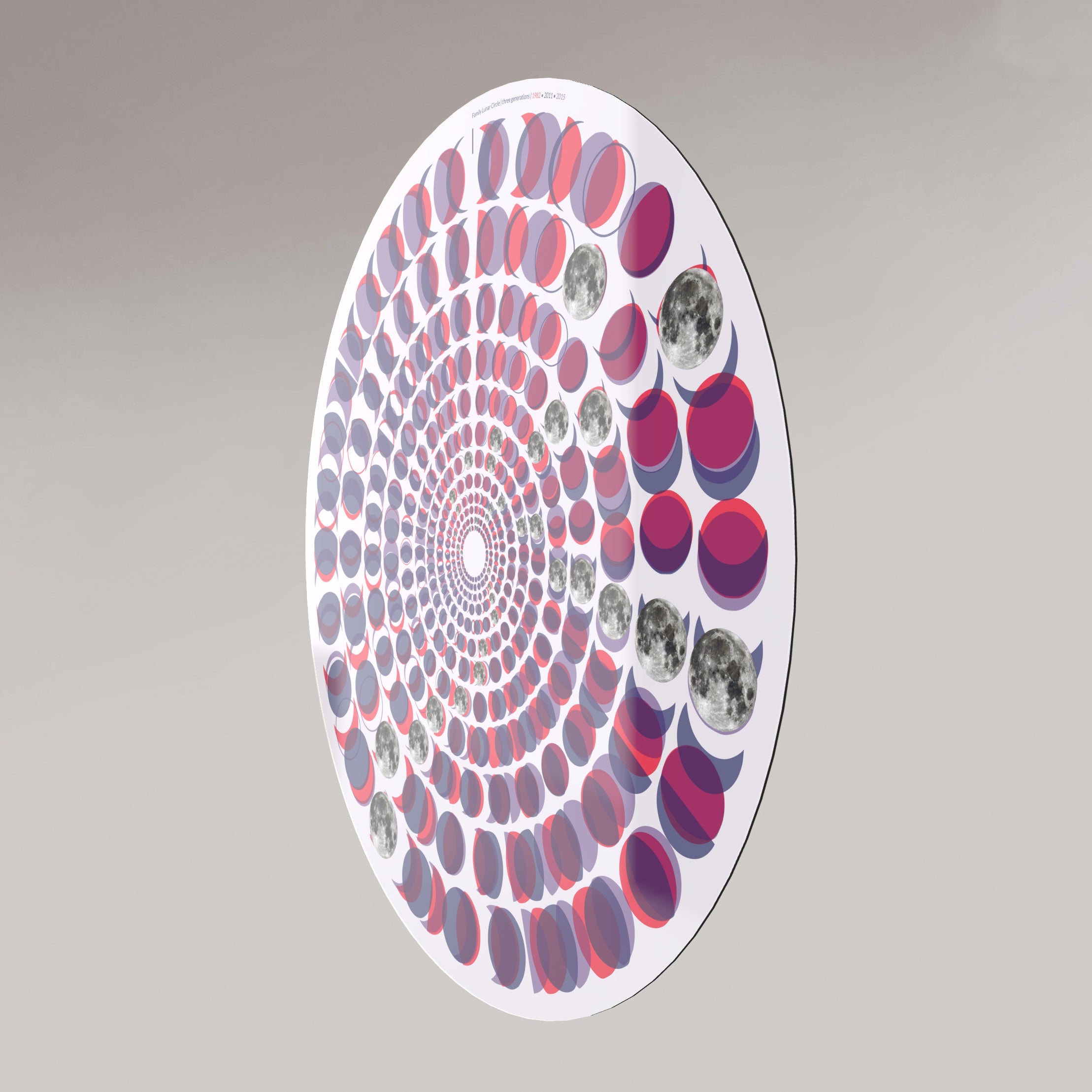 Lunar Circles, hochwertige, zeitlose Kunst mit Bedeutung, besondere, personalisierte Geschenke, limitierte Editionen, Mondscheiben, Mondkunst, spirituelle Kunstwerke