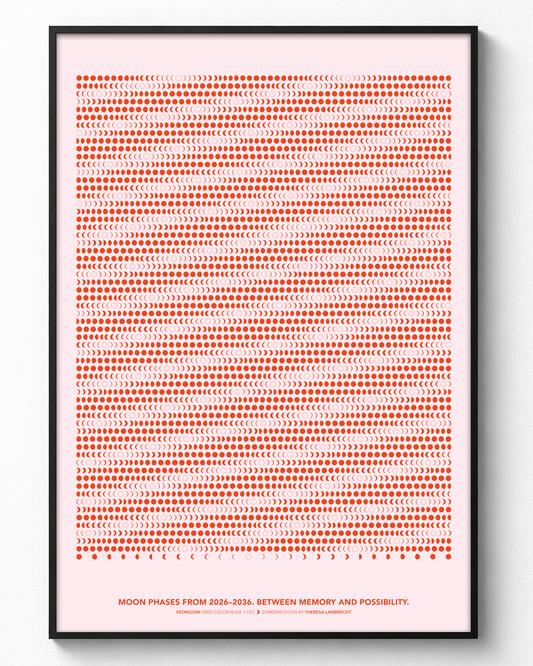 Moon Codes 2026-2036 - Art print - The future is now