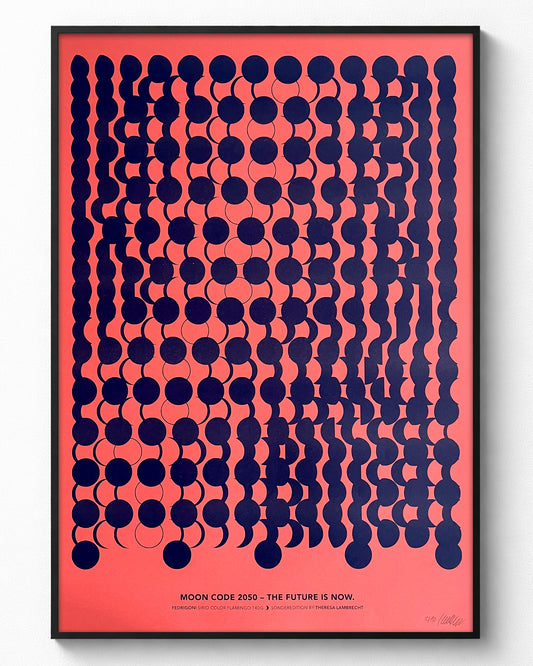 Moon Code 2050 - The Future Is Now - Art Print