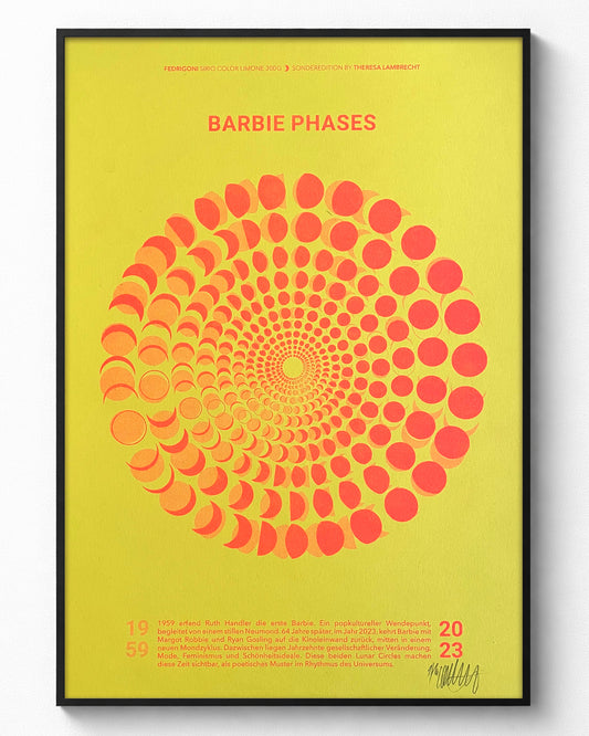 Moon Code Poster 1959/2023 Art Print - Barbie Phases