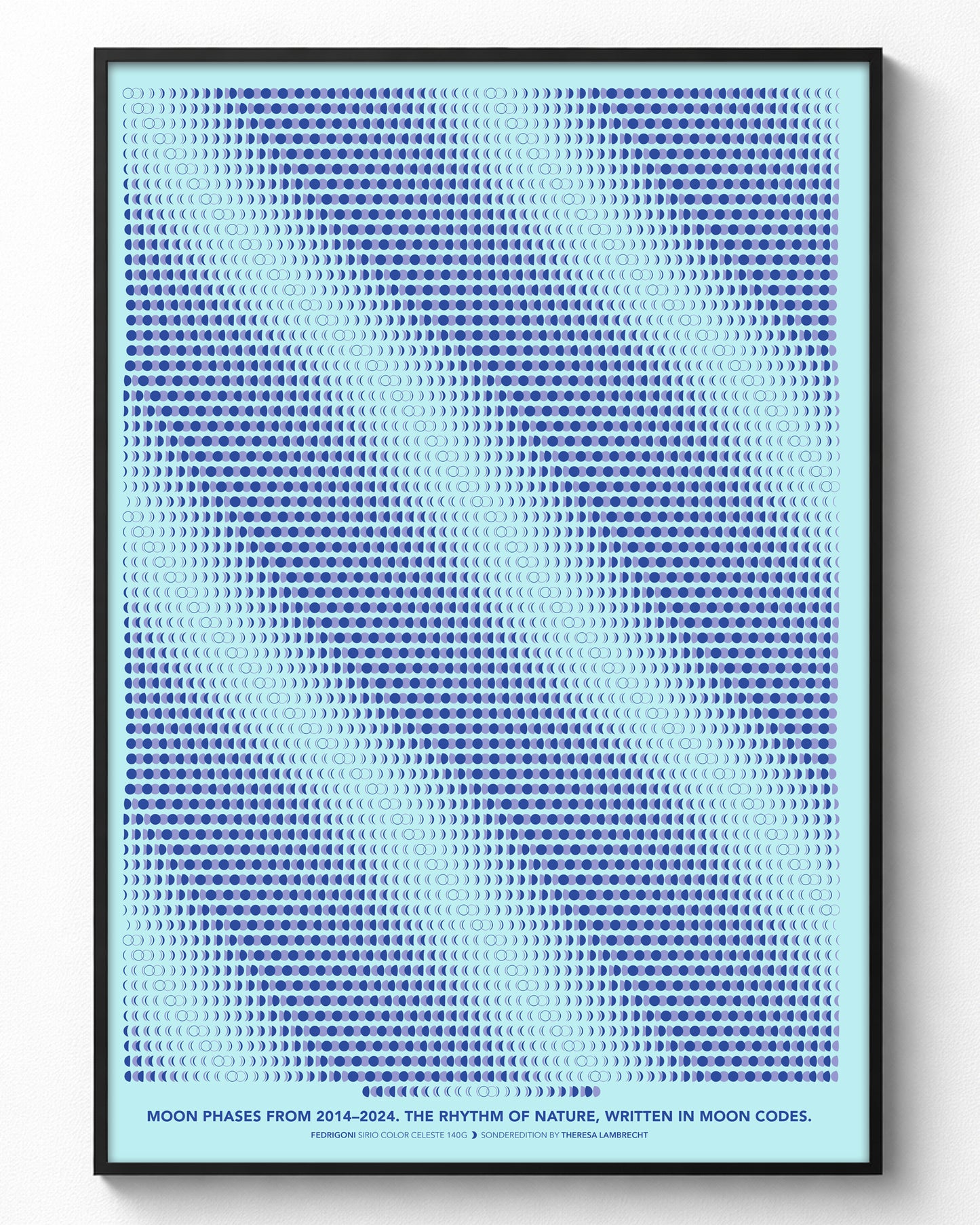 Moon Codes 2014 bis 2024 - Art Print