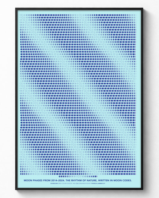 Moon Codes 2014 bis 2024 - Art Print