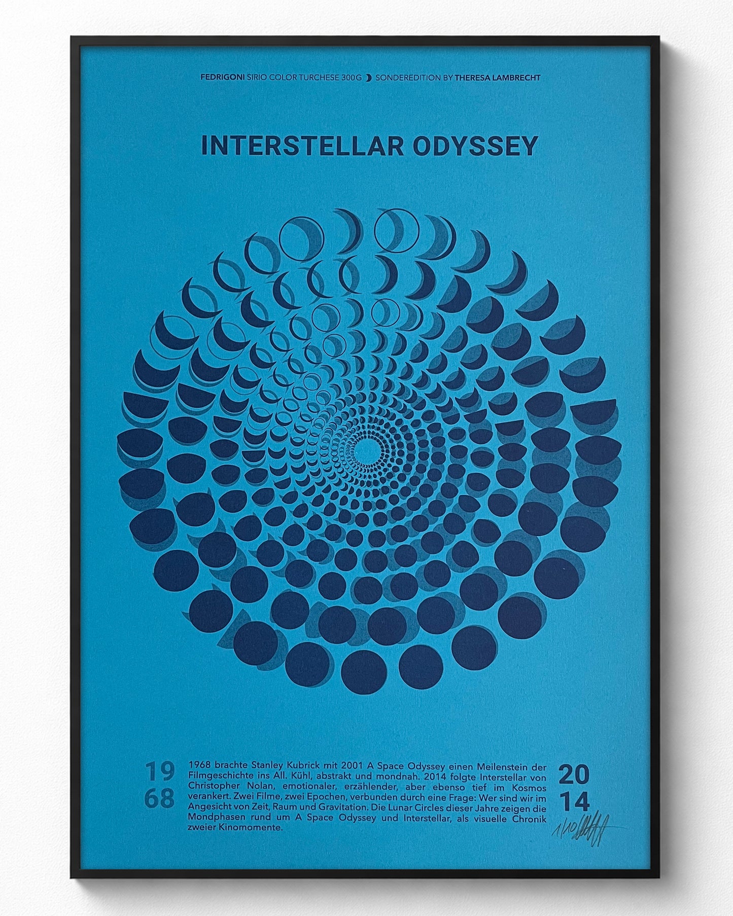 Interstellar Odyssey Moon Codes - Art Print