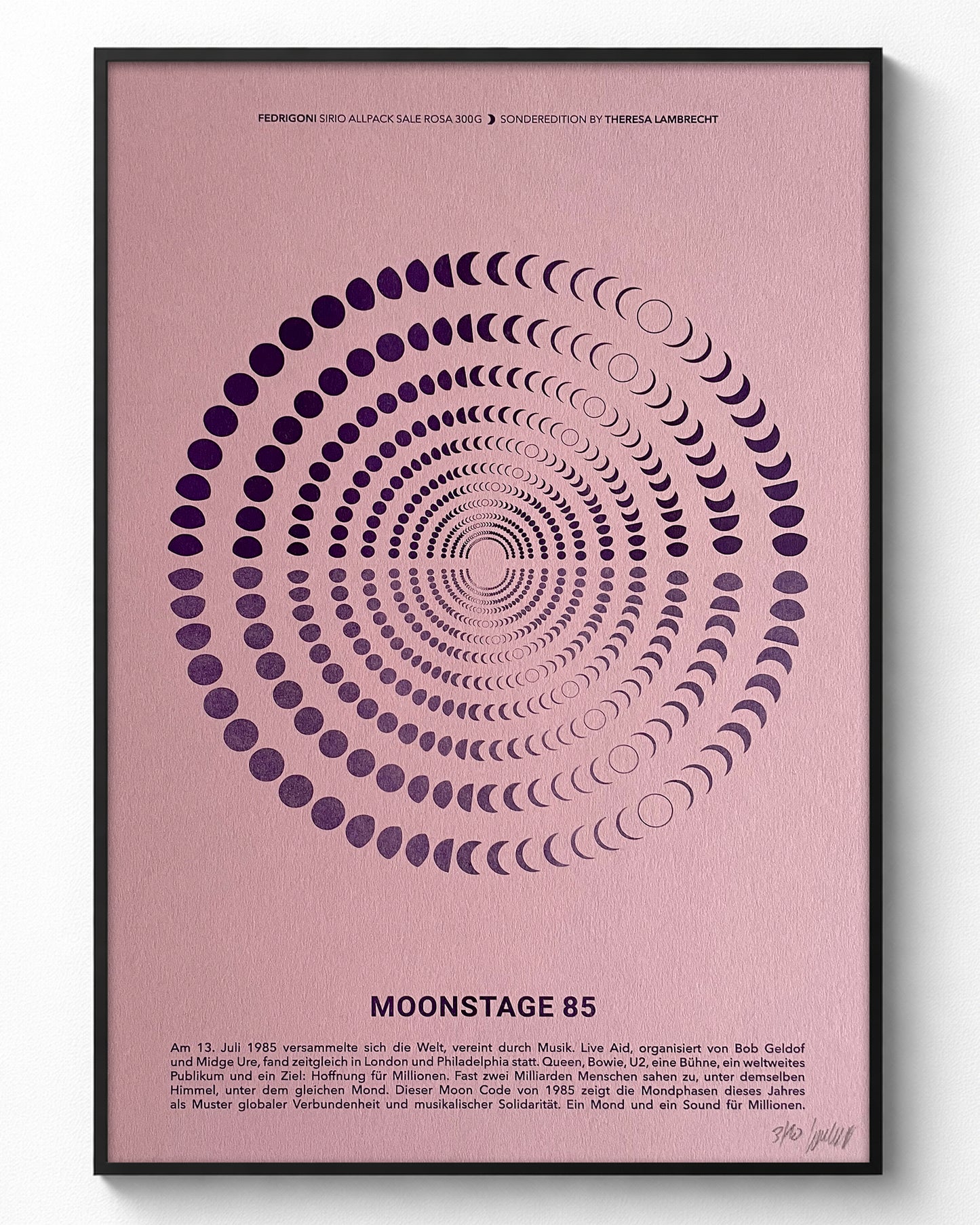Moon Code 1985 - Art Print - Live Aid