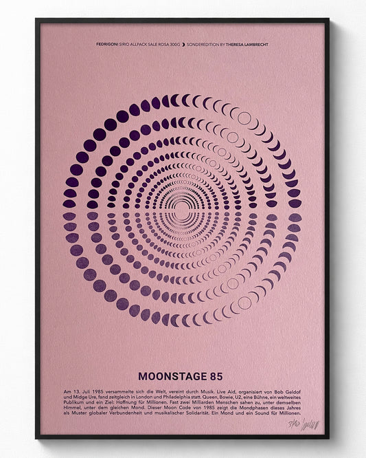 Moon Code 1985 - Art Print - Live Aid