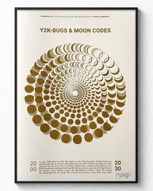 Moon Codes Y2K Bugs - Art Print