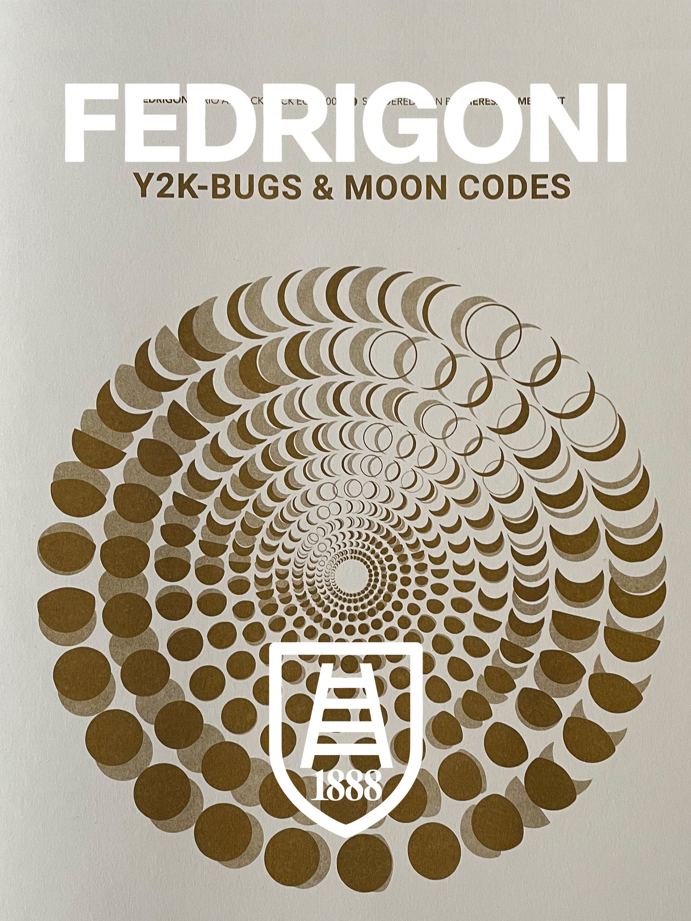 Mondphasen Poster Y2K 2000 und 2030, Limitierte Moon Code Kunst von Theresa Lambrecht, RISO-Druck auf Fedrigoni Special Paper A3 Format