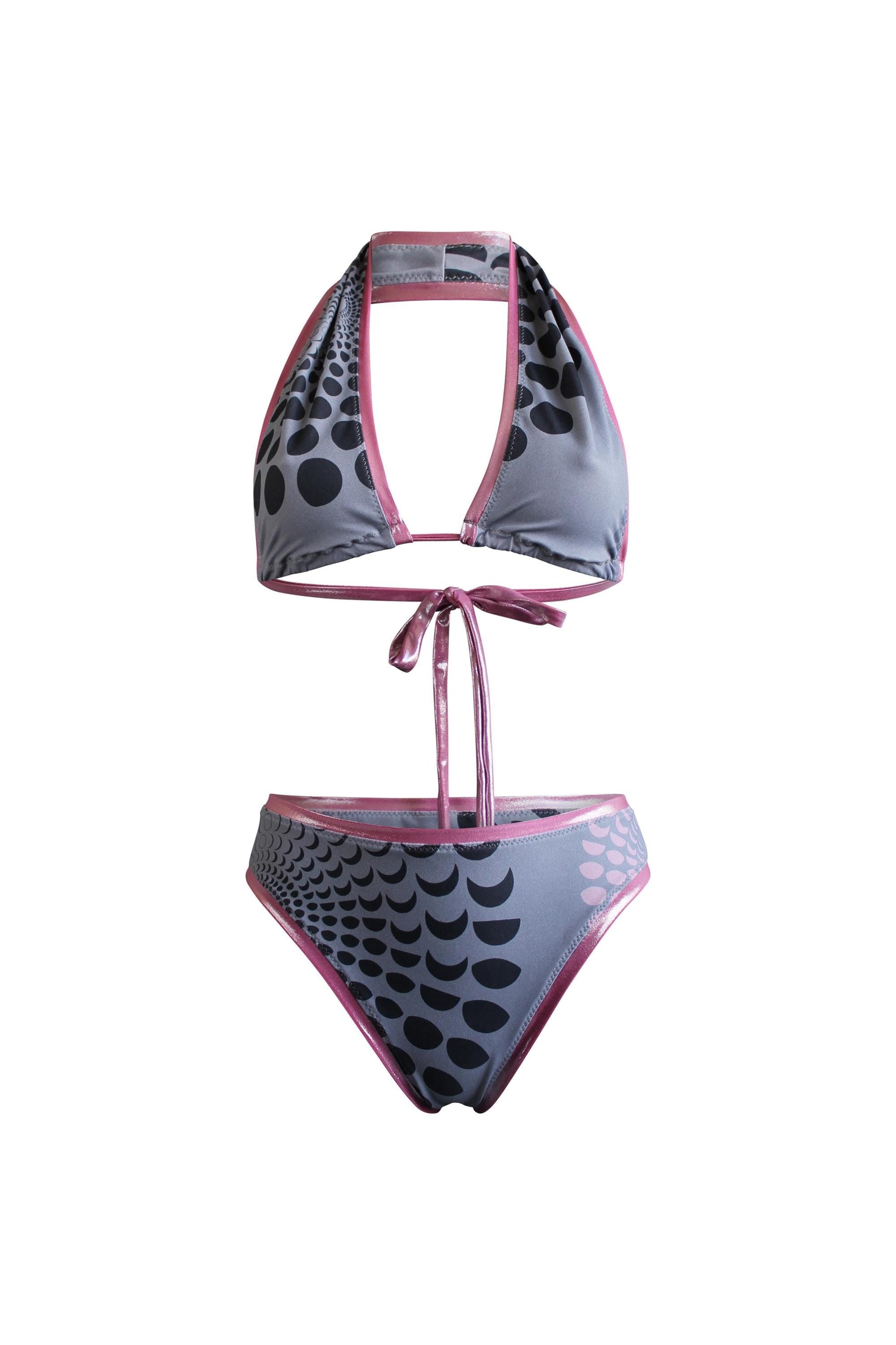 Lunar Circles Fashion – Bodysuit, Bikini, Scarfs, Leggings, Shorts oder Top mit einzigartigem Moon Phases Pattern, inspiriert von echten Mondjahren