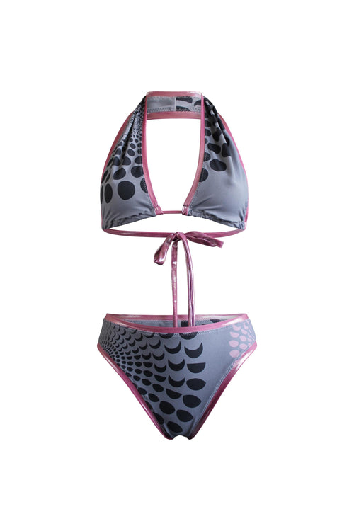 Lunar Circles Fashion – Bodysuit, Bikini, Scarfs, Leggings, Shorts oder Top mit einzigartigem Moon Phases Pattern, inspiriert von echten Mondjahren