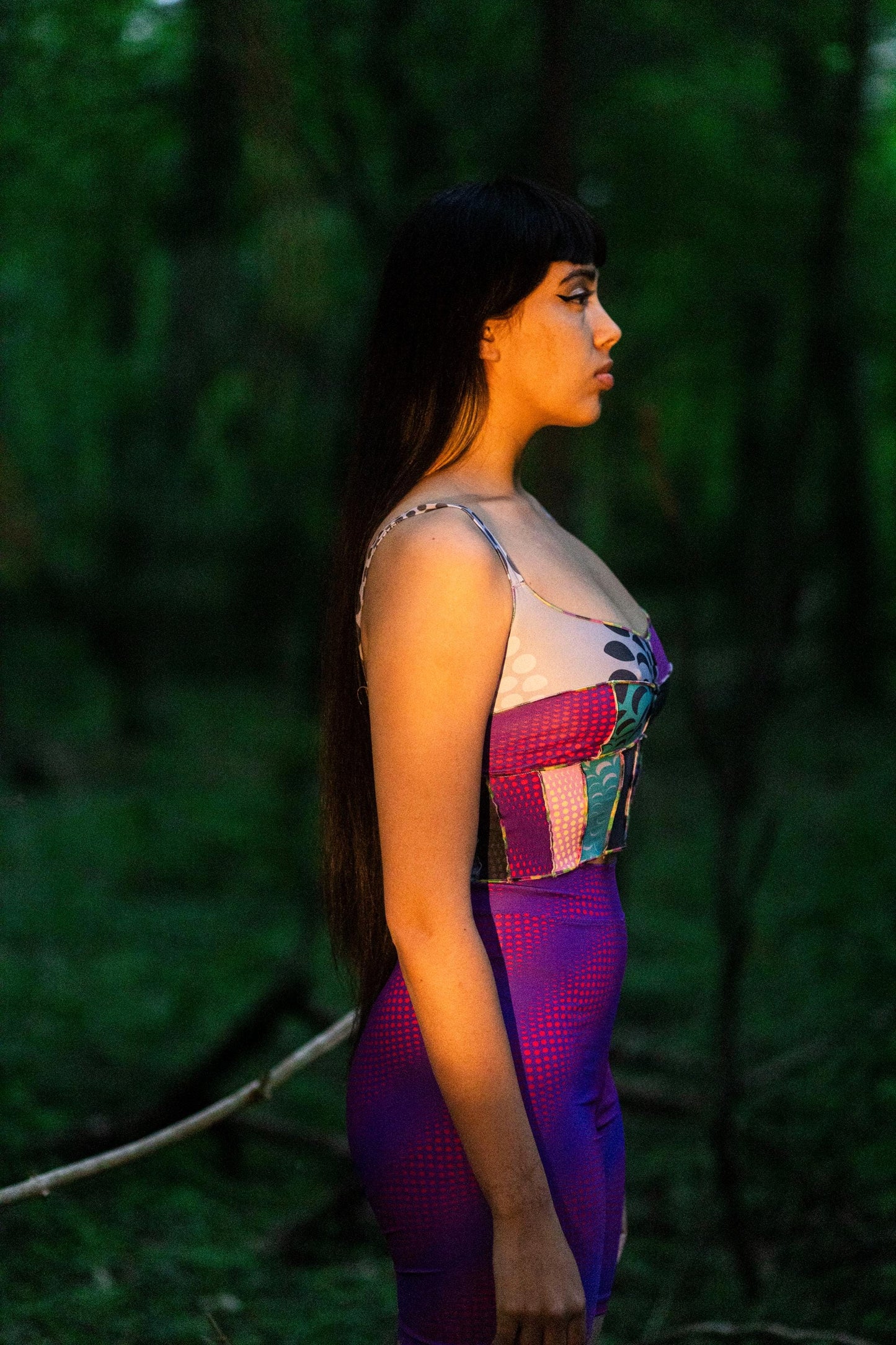 Lunar Circles Fashion – Bodysuit, Bikini, Scarfs, Leggings, Shorts oder Top mit einzigartigem Moon Phases Pattern, inspiriert von echten Mondjahren