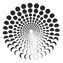 Lunar Circle Logo von Theresa Lambrecht – Mondphasen-Design, Symbol für hochwertige Moon Phase Art und limitierte Kunstwerke.
