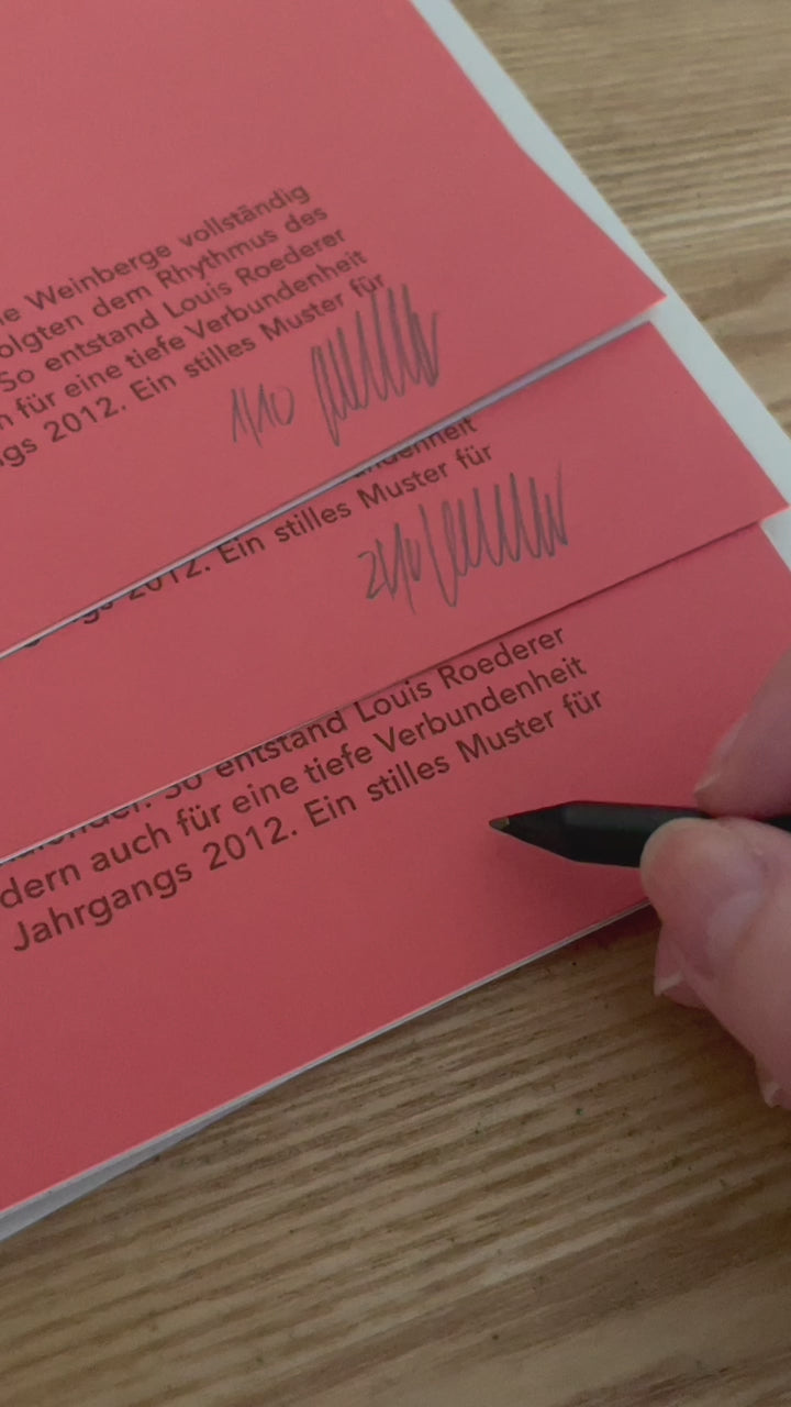 Mondphasen Poster 2012 auf Fedrigoni Papier mit Bezug zu Louis Roederer Cristal Champagner, biodynamisch angebaut im Mondzyklus, limitierte Kunstedition, handsigniert.